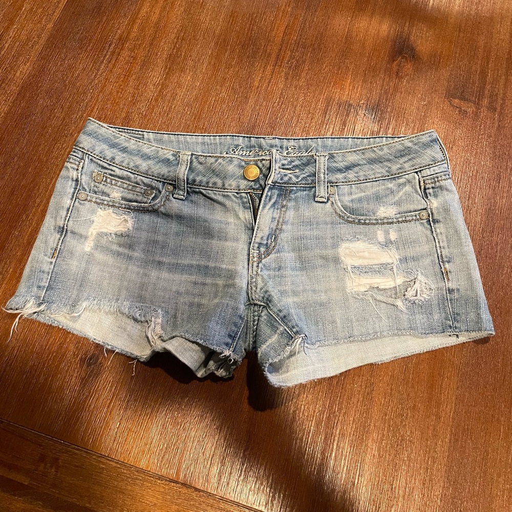 American eagle jean shorts